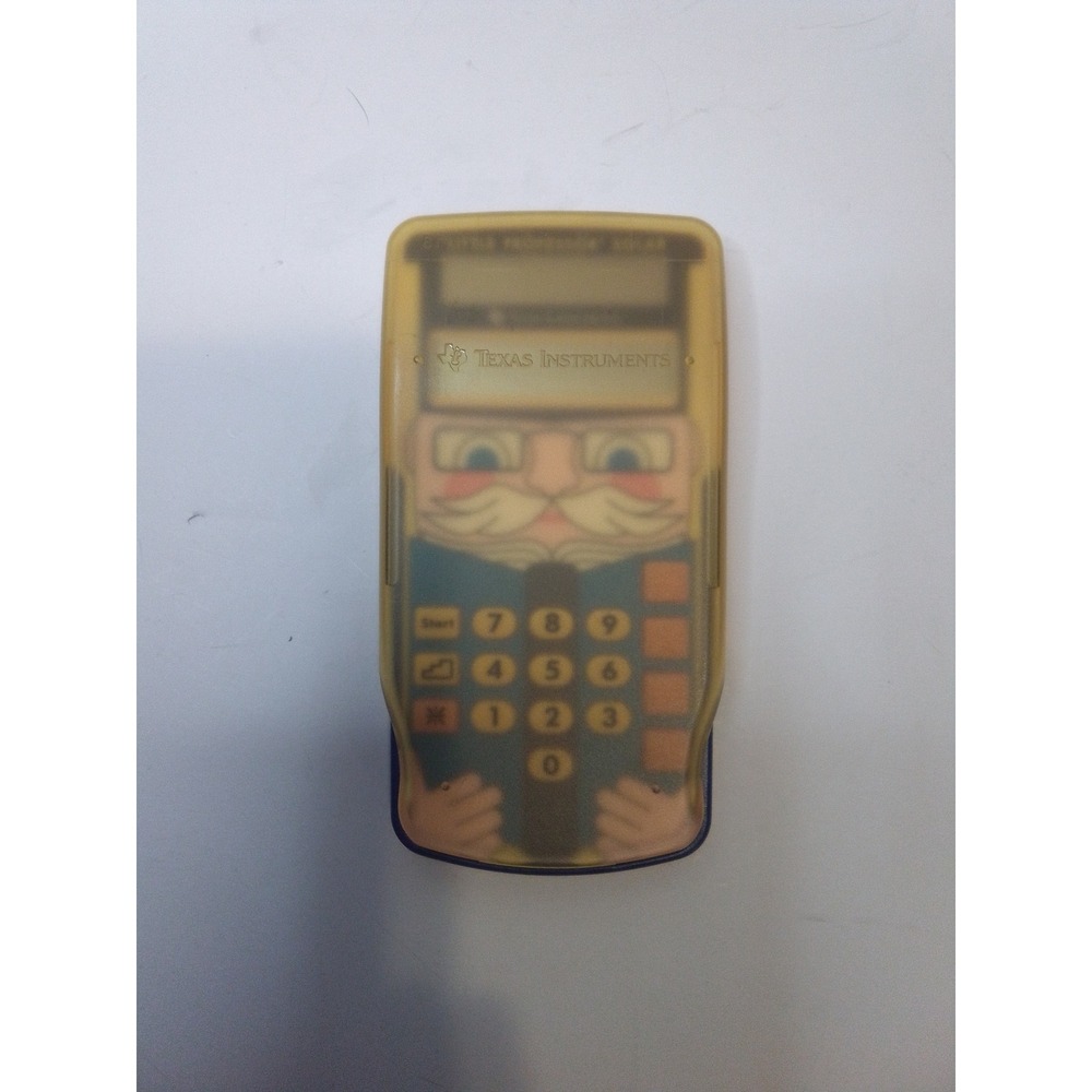 Texas Instruments Little Professor Solar Teaching Calculator Quizzer Used Tested